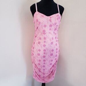 Pink Floral Dress